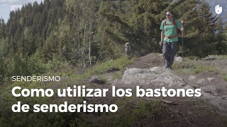 Aprende a utilizar los bastones  Senderismo [upl. by Kcarb]