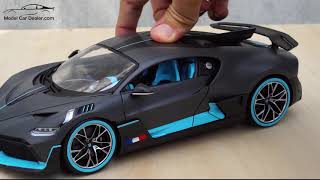 Unboxing of BUGATTI DIVO 118 Scale Diecast Model Car  Adult Hobbies [upl. by Naivatco]