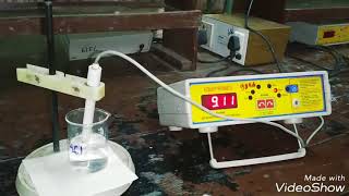 Conductometric titration of Strong acid Vs Strong Base [upl. by Charissa]