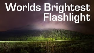 1000W LED Flashlight  Worlds Brightest 90000 Lumens [upl. by Bonnes]