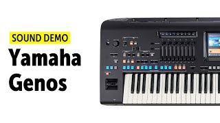 Yamaha Genos Sound Demo II no talking [upl. by Oruntha]