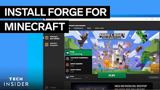 How To Install Forge For Minecraft [upl. by Polish865]