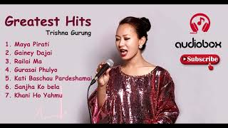 TRISHNA GURUNG GREATEST HITS II COLLECTIONS II AUDIOBOX II ALL SONGS [upl. by Digdirb]