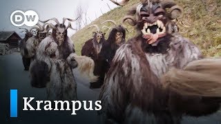 Schaurige Tradition Der Krampuslauf  Euromaxx [upl. by Einial]