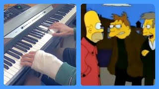 Baby On Board The Simpsons Piano Dub [upl. by Nanfa]