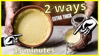 Ultimate Clotted Cream  From Any Cream In 15 Minutes [upl. by Engel723]