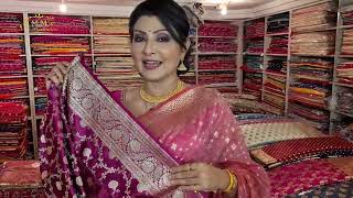 Exclusive Banarasi Collection from Adi Mohini Mohan Kanjilal [upl. by Bail334]