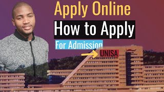 How to apply for admission at UNISA [upl. by Aydiv]