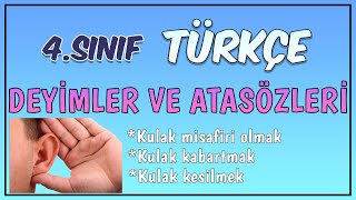 Deyimler ve Atasözleri  4 Sınıf Türkçe [upl. by Eelsha]