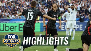 France vs Croatia Highlights  UEFA Nations League  FOX SOCCER [upl. by Eibmab]