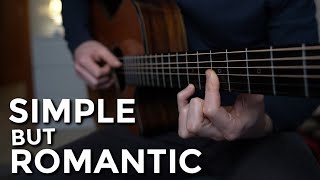 Simple Fingerpicking Pattern With Beautiful Romantic Chords [upl. by Louanne962]