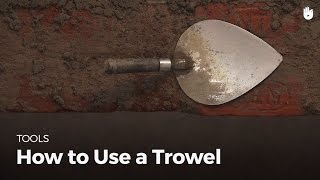 How to Use a Trowel  Masonry [upl. by Celeste]