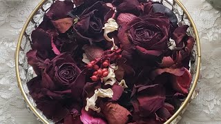 DIY How To Create Homemade Potpourri Using Dead Dried Roses [upl. by Icak]