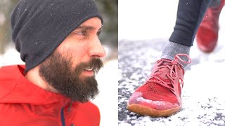 WINTER BAREFOOT  shoes that keep you warm and dry [upl. by Akeret]