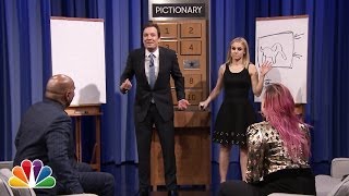 Pictionary with Kristen Bell Steve Harvey and Demi Lovato  Part 1 [upl. by Fredi561]