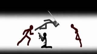 Stick Figure Fight Scenes Compilation Part 1 [upl. by Assertal454]