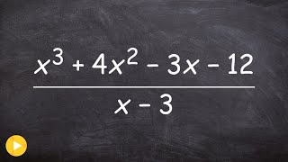 Dividing polynomials using long division [upl. by Ezirtaeb]