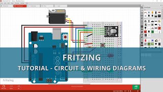 Fritzing Tutorial  A Beginners Guide to Making Circuit amp Wiring Diagrams [upl. by Ateekal]