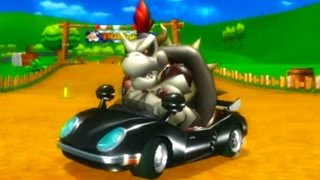 Mario Kart Wii  Mirror Mushroom Cup Grand Prix Dry Bowser Gameplay [upl. by Feerahs691]