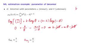 L2010 Maximum Likelihood Estimation Examples [upl. by Chute]