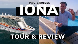 Iona Cruise Ship by PampO Cruises Tour amp Review in 4K  Things to do amp food onboard [upl. by Dlareme101]