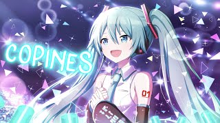 Nightcore  Copines Lyrics AYA NAKAMURA [upl. by Hills]