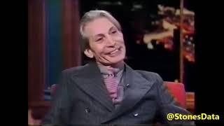 ROLLING STONES Charlie Watts interview Later with Bob Costas TV 1993 [upl. by Ferriter]