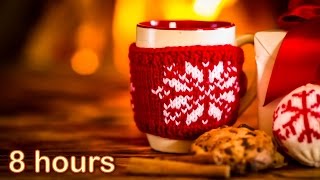 ☆ 8 HOURS ☆ CHRISTMAS MUSIC with Fireplace ♫ Christmas Music Instrumental ☆ Christmas Songs Medley ♫ [upl. by Ellah]