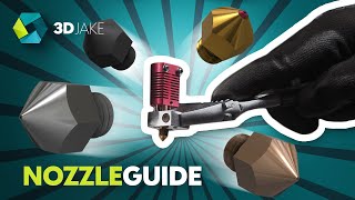 3D Printer Nozzle Guide  how to change it [upl. by Rehtae880]