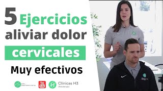 5 ejercicios para ALIVIAR el dolor de CUELLO 👍 ¡FUNCIONAN [upl. by Ahsinam954]