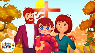 Happy Thanksgiving Day  Children Praise Songs  Kids Faith TV Thanksgiving Song [upl. by Sivra]