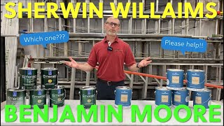 Sherwin Williams VS Benjamin Moore  Which is BEST [upl. by Norvun]