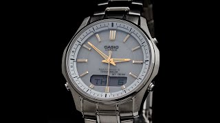 Casio LINEAGE 5161 time set [upl. by Davida528]