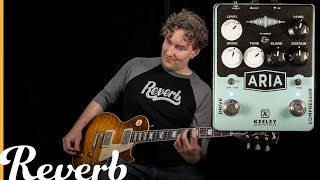 Keeley Electronics Aria Compressor Drive  Reverb Tone Report [upl. by Eelac]