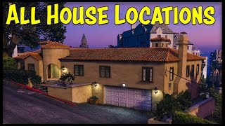 GTA 5 Online ALL NEW HOUSE LOCATIONS INTERIORS amp PRICES Executive DLC [upl. by Evelyn]