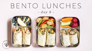 3 Healthier BENTO BOX Lunch Ideas 🐝 DAY 8  HONEYSUCKLE [upl. by Aramanta389]