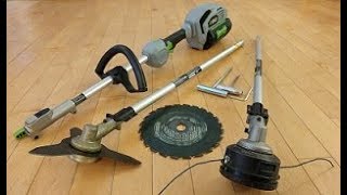 How to Attach Brush Cutter Blades to your EGO Trimmer [upl. by Bergman]