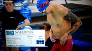 Worlds Fastest 100 Freestyle Caeleb Dressel 3990 [upl. by Meek]