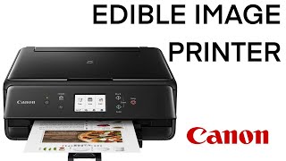 EDIBLE IMAGE PRINTER Unboxing  Setup  Canon Pixma Review [upl. by Willet]