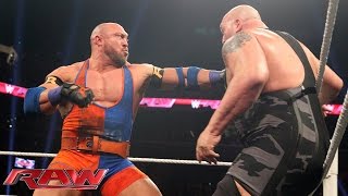 Ryback vs Big Show Raw December 28 2015 [upl. by Otrevogir]