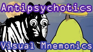 Antipsychotics  Learn with Visual Mnemonics [upl. by Aleuqahs]