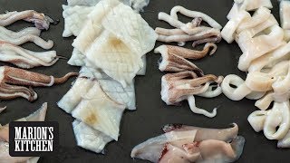 How to Clean amp Prepare Squid At Home  Marions Kitchen [upl. by Aniham]