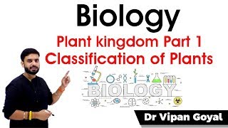 Biology l Botany  Classification Of Plants  Plant Kingdom l Part 1 l Dr Vipan Goyal l Study IQ [upl. by Alah]