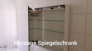 Montage Spiegelschrank Badezimmer [upl. by Tahmosh117]