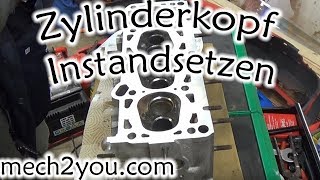 🛠️ Zylinderkopfdichtung wechseln Skoda AZL Zahnriemen  change cylinder head gasket [upl. by Elaynad375]