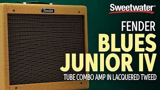 Fender Blues Junior IV Lacquered Tweed Combo Amp Demo [upl. by Irrabaj748]