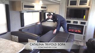 Coachmen Catalina HowTo Guide TriFold Sofa [upl. by Jasen842]