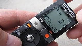 Olympus VN 7200 Digital Voice Recorder  Audio Test [upl. by Imaj]