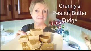 GRANNYS OLD FASHIONED PEANUT BUTTER FUDGE – RECIPE INCLUDED [upl. by Vey]