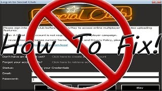 GTA 4  How to Fix Social Club Login Multiplayer [upl. by Anawyt]